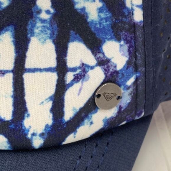 Roxy Waves Machines Trucker Blue Hat Snapback Cap - Picture 8 of 8